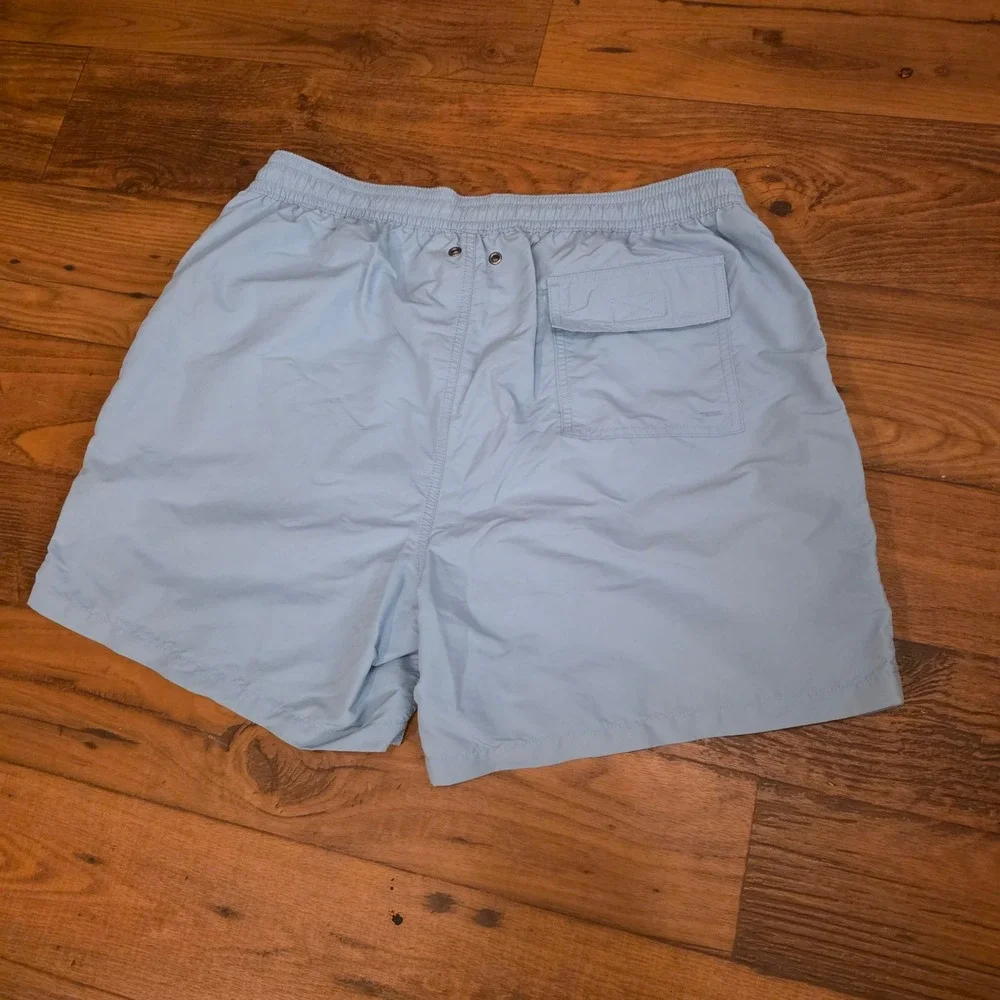 Polo Ralph Lauren‎ Swim Trunks Shorts Elastic Waist Lined Blue